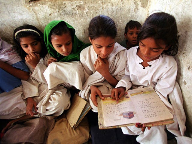 Eine Schule im Nordosten Pakistans, nahe der Grenze nach Indien (Archiv)