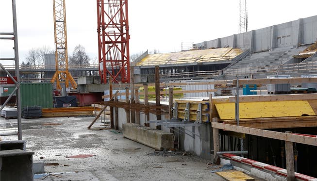 Das Velodrome Suisse ist bald fertig gebaut und wird im Frühling eröffnet. Hanspeter Bärtschi