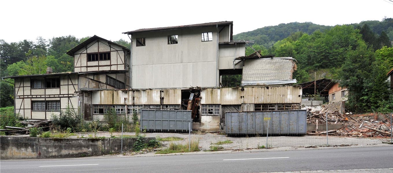 Gipsfabrik in Kienberg wird abgerissen