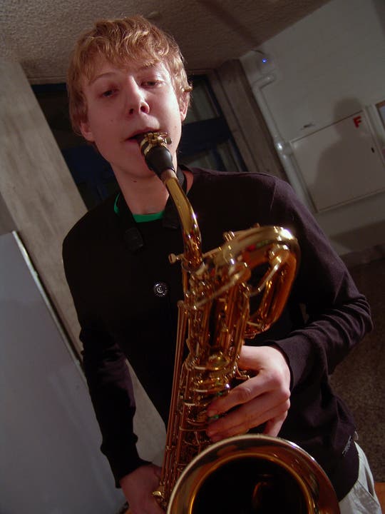 Saxophonist Hektor Schnorf