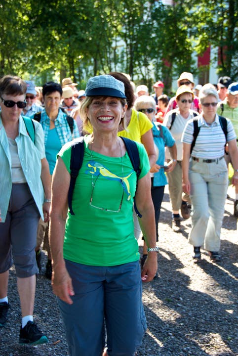 Wanderleiterin Silvia Hochstrasser war in Hochform