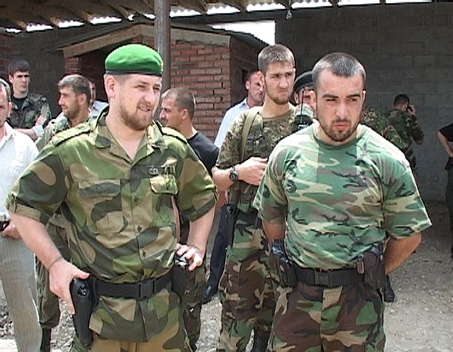  Ramsan Kadyrow, wie er sich am liebsten sieht: als «Krieger».