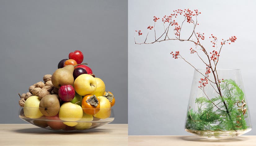 Nomination Market Vase Straight A und Schale Flat O von Nikolas Kerl