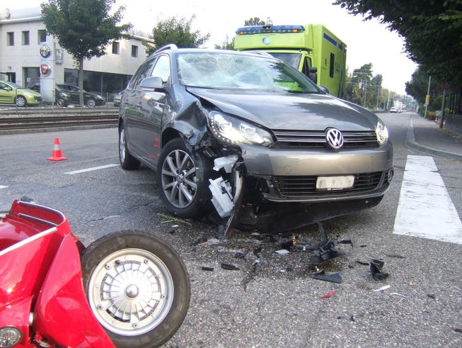 Ein Verletzter bei Verkehrsunfall in Bottmingen