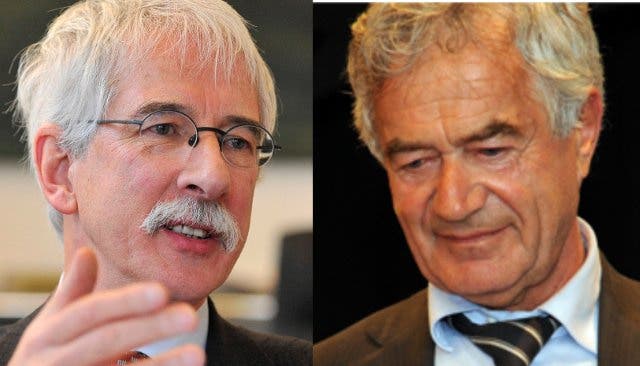Treten 2013 nicht mehr zur Wahl an: CVP-Regierungsräte Klaus Fischer (l.) und Walter Straumann.