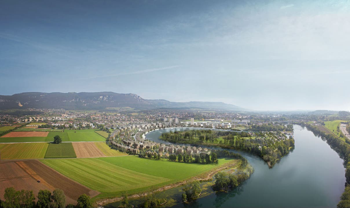 Visualisierungen der Wasserstadt Solothurn
