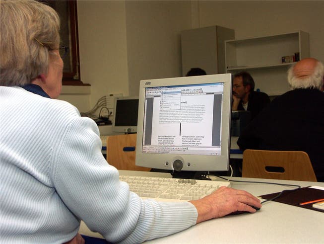 Noch haben viele Seniorinnen und Senioren Bedarf nach Hilfestellung für PC und Internet.