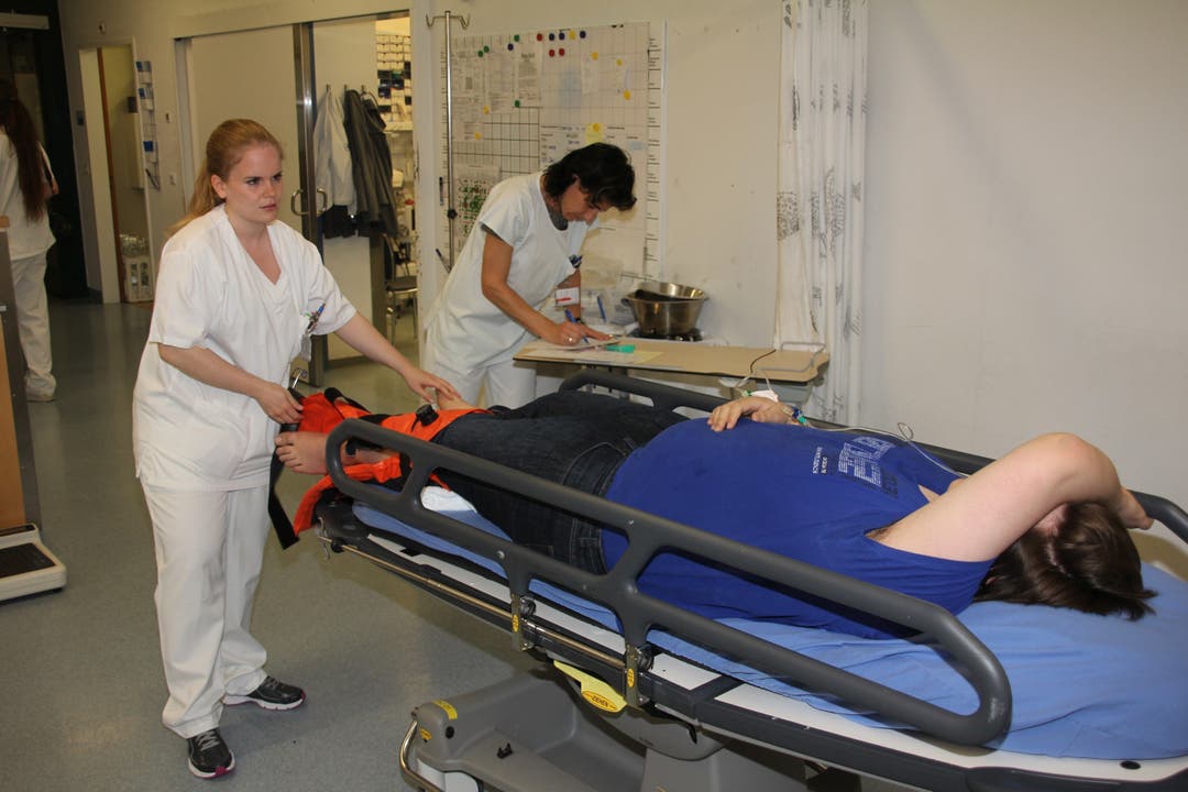 Reportage im Kantonsspital Baden mit Notfallärztin Anne Rospert