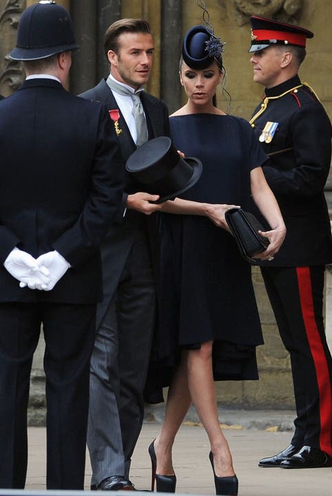  David und Victoria waren Ende April bei der Hochzeit von Kate und Prinz William eingeladen.
