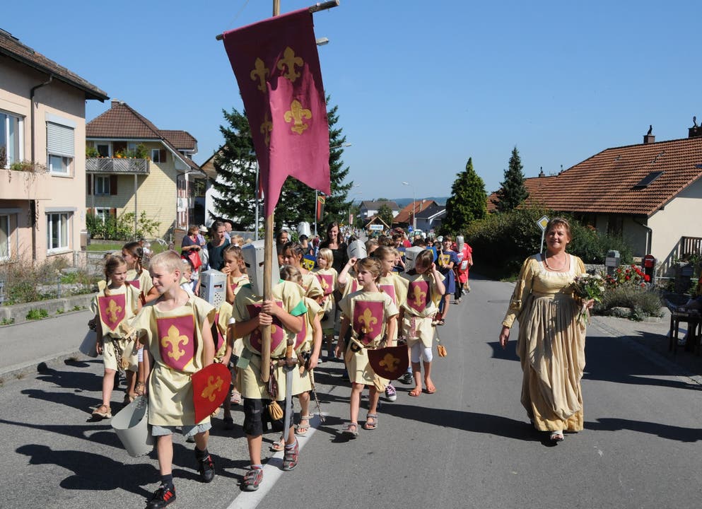 Festzumzug zum 700-Jahr-Jubiläum von Meinisberg
