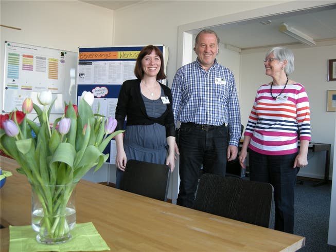 Von links: Nadine Wasem, Markus Leuenberger und Heidi Zingg Knöpfli führen die C-Arts AG.