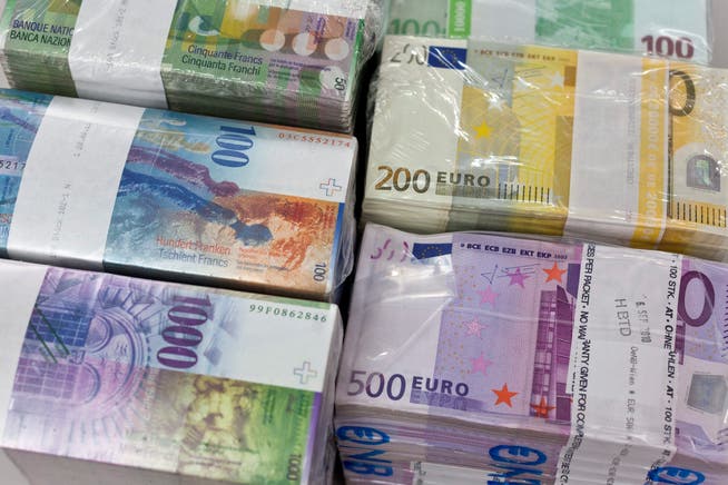 Orell Füssli druckt im Auftrag der Nationalbank die Banknoten. KEY