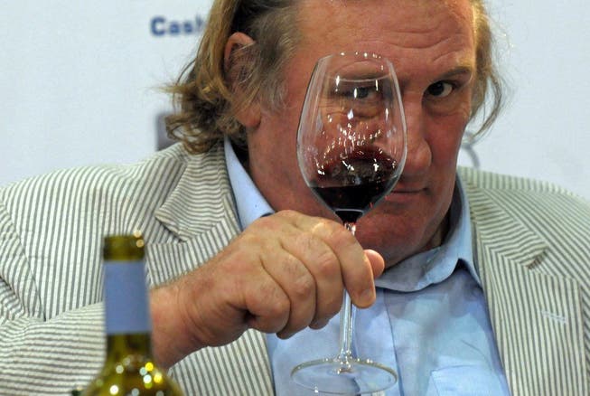 Weinliebhaber Depardieu wird ein Russe