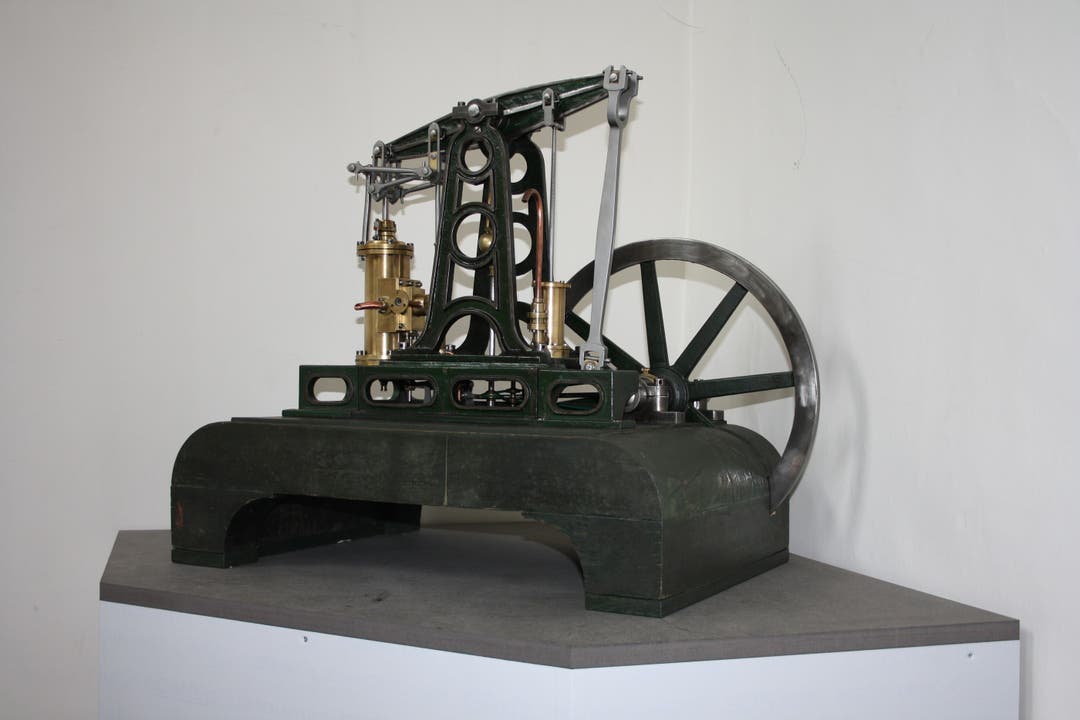 Dieses englische Watt-Dampfmaschinenmodell von ca