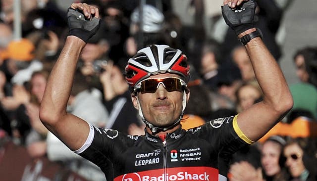 Fabian Cancellara Sieger im Zeitfahren des Tirreno-Adratico
