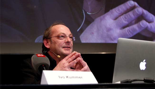Ivo Kummer sitzt als neuer Filmchef erstmals hinter dem Tisch. bar