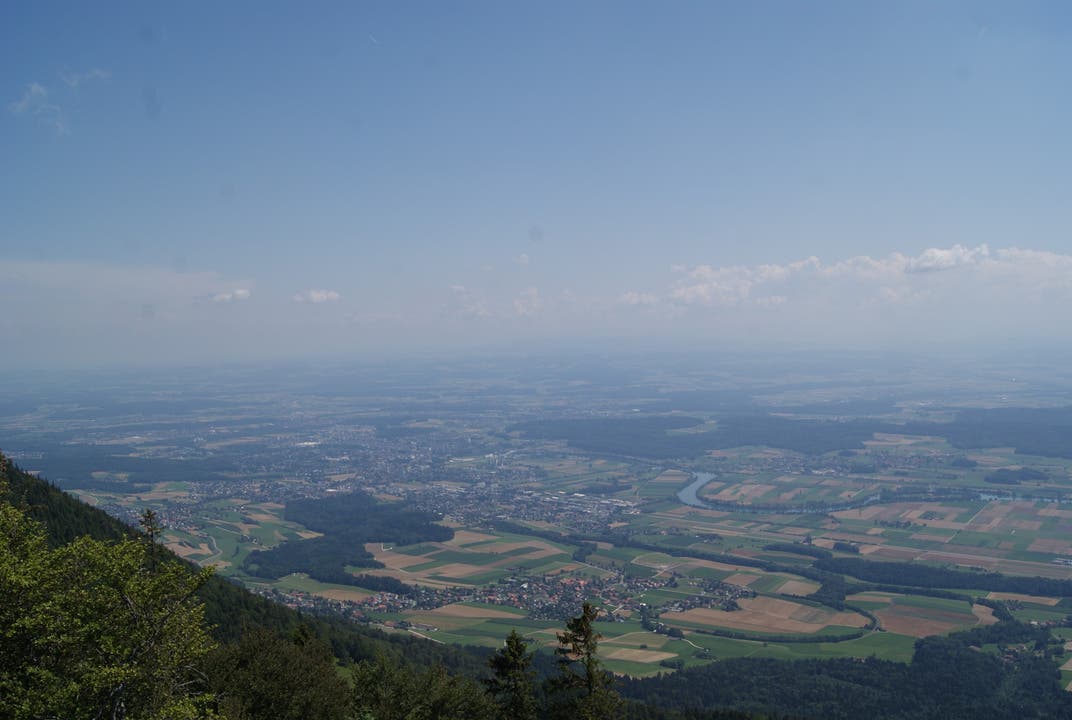 10 Blick von der Stallflue auf Solothurn und das Mittelland