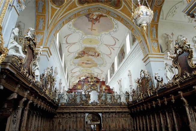 Immer wieder für Konzertbesucher ein Erlebnis: Die barocke Klosterkirche Wettingen. Walter Schwager/Arch