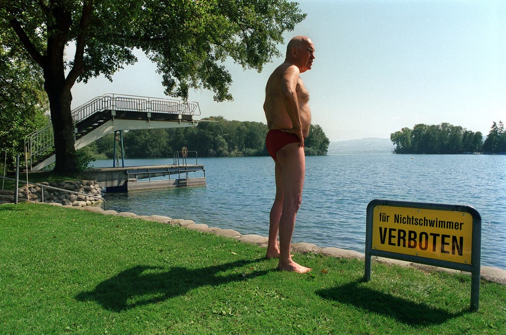 2003: Otto Ineichen geniesst einen Moment lang seine Ruhe