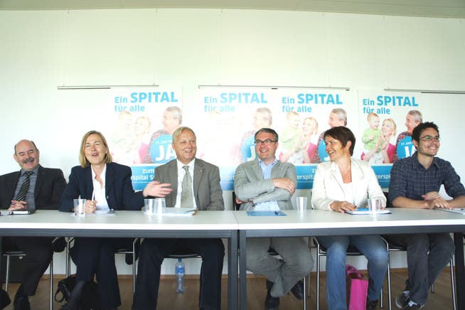 Medienkonferenz des Pro-Komitees zum Neubau des Solothurner Bürgerspitals