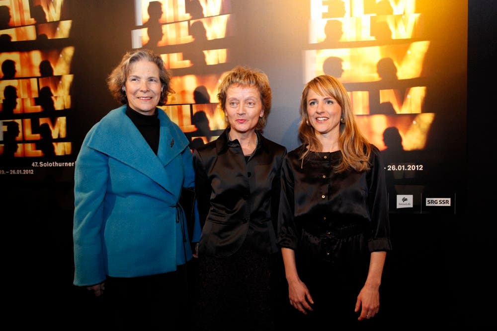  Christine Beerli, Eveline Widmer-Schlumpf und Seraina Rohrer bei der Eröffnung