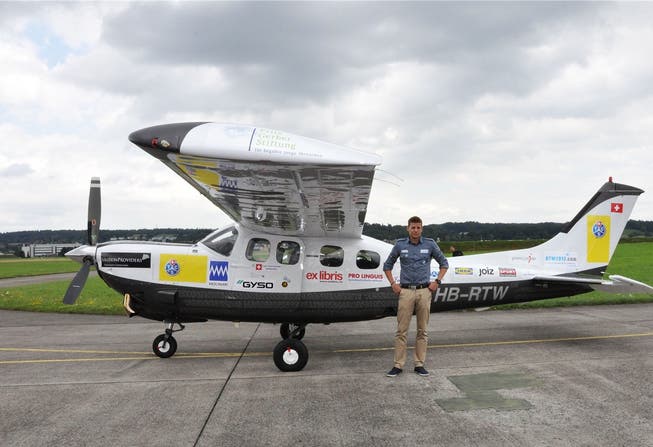 Wenn alles klappt, wird Carlo Schmid mit seiner Cessna in 17 Tagen in Dübendorf landen. Silvan Hartmann