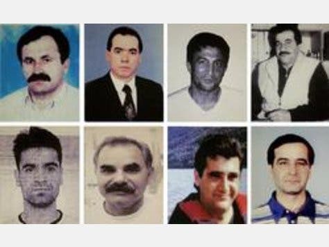 Acht der neun toten Kleinunternehmer, welche mit der «Ceska 83» umgebracht wurden