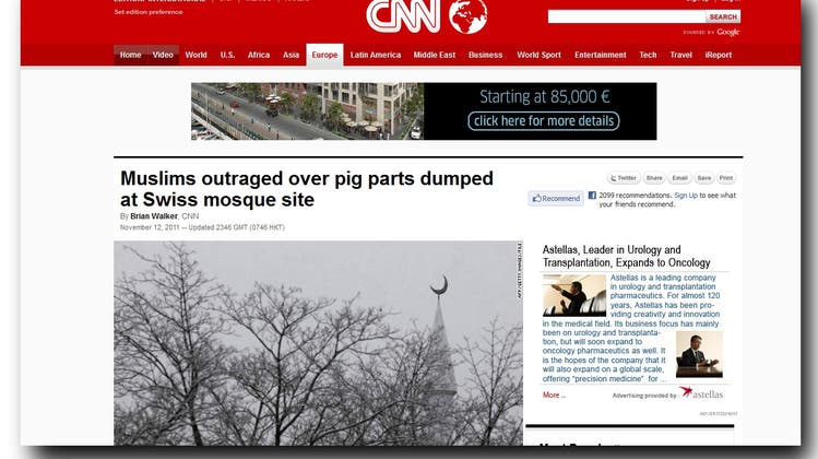 Die Schweine rückten Grenchen in den Fokus der Weltöffentlichkeit
