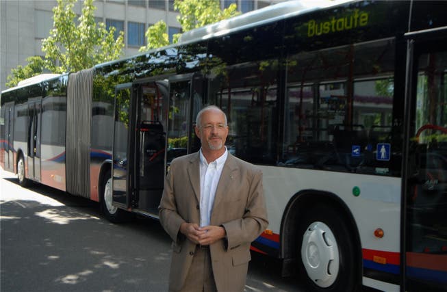 12,7 Mio. Fahrgäste: RVBW-Direktor Stefan Kalt zeigt sich zufrieden mit dem Jahr 2011. Az-Archiv/Wal