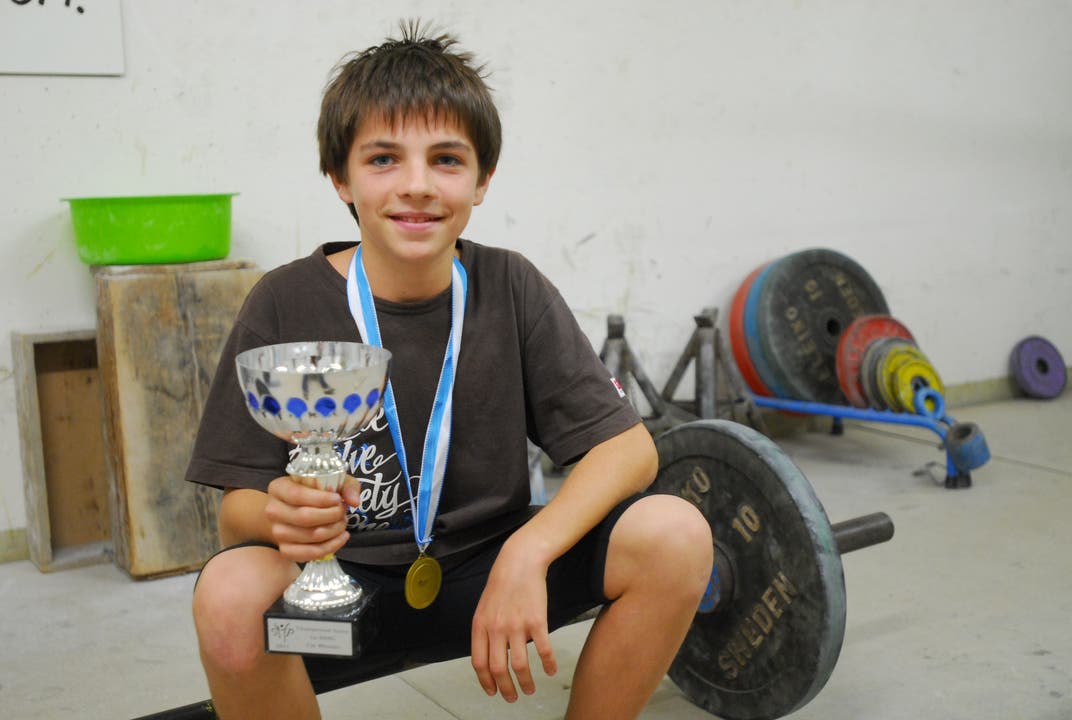 Andreas Schenk, mit 13 schon zweifacher Schweizermeister