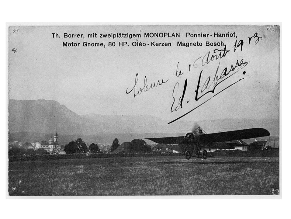  Flugpioniere landeten vor dem ersten Weltrieg auch in Solothurn