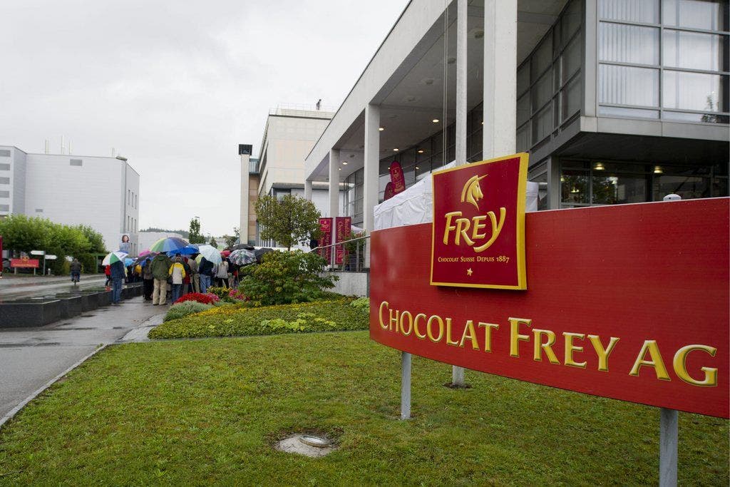 Das Hauptquartier der Chocolat Frey AG in Buchs.