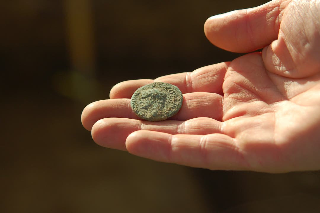 Münze aus dem 3. Jahrhundert nach Christi