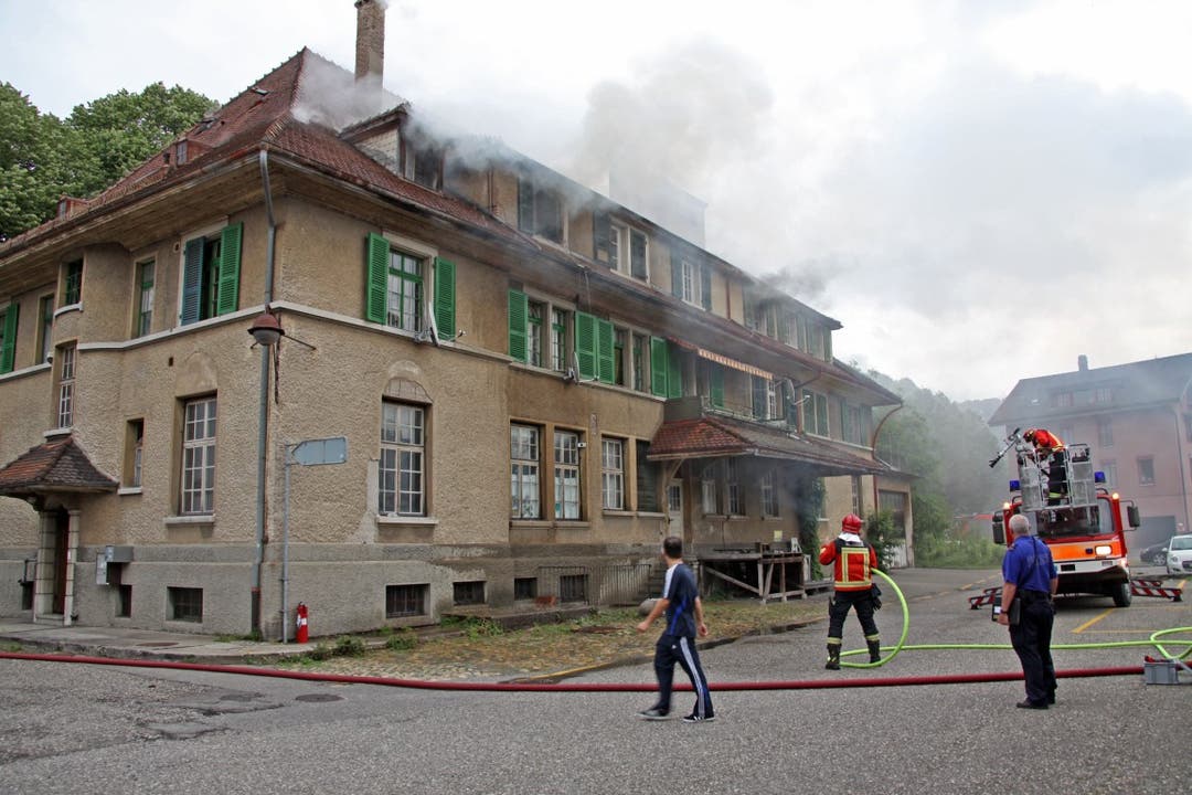 Der Feuerwehr Burgdorf gelang es, das Feuer rasch zu löschen