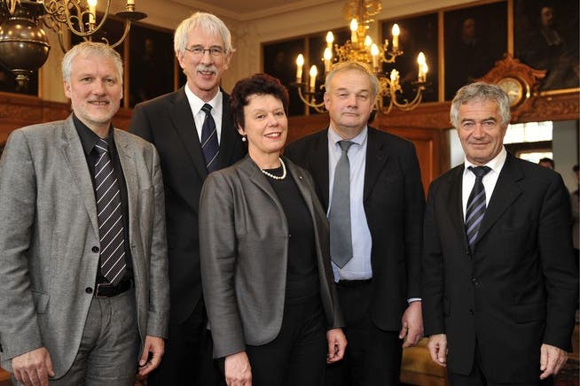 Die Solothurner Regierung (Gruppenbild von 2009)
