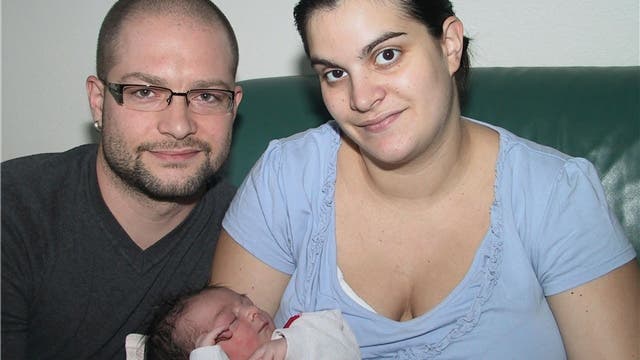 Für Michele und Pamela Vescio ist Francesco das erste Kind