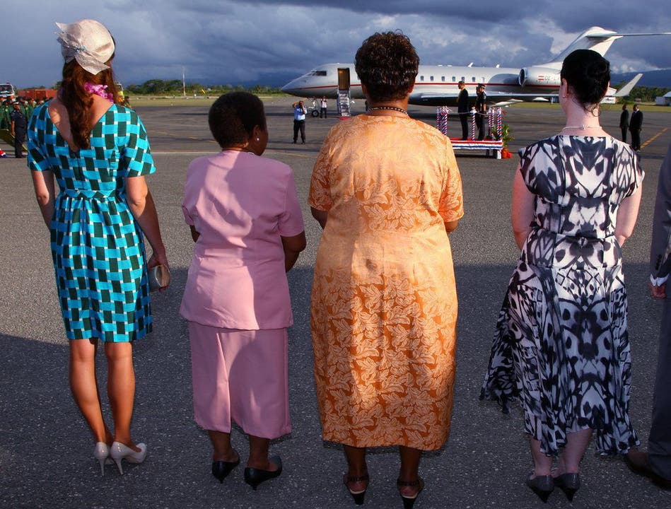 Eine Ansicht der anderen Art: Ankunft am Flughafen in Honiara auf den Salomon-Inseln