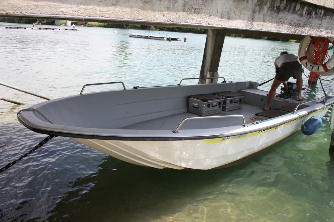 Das Rettungsboot der Badi soll optimaler platziert werden