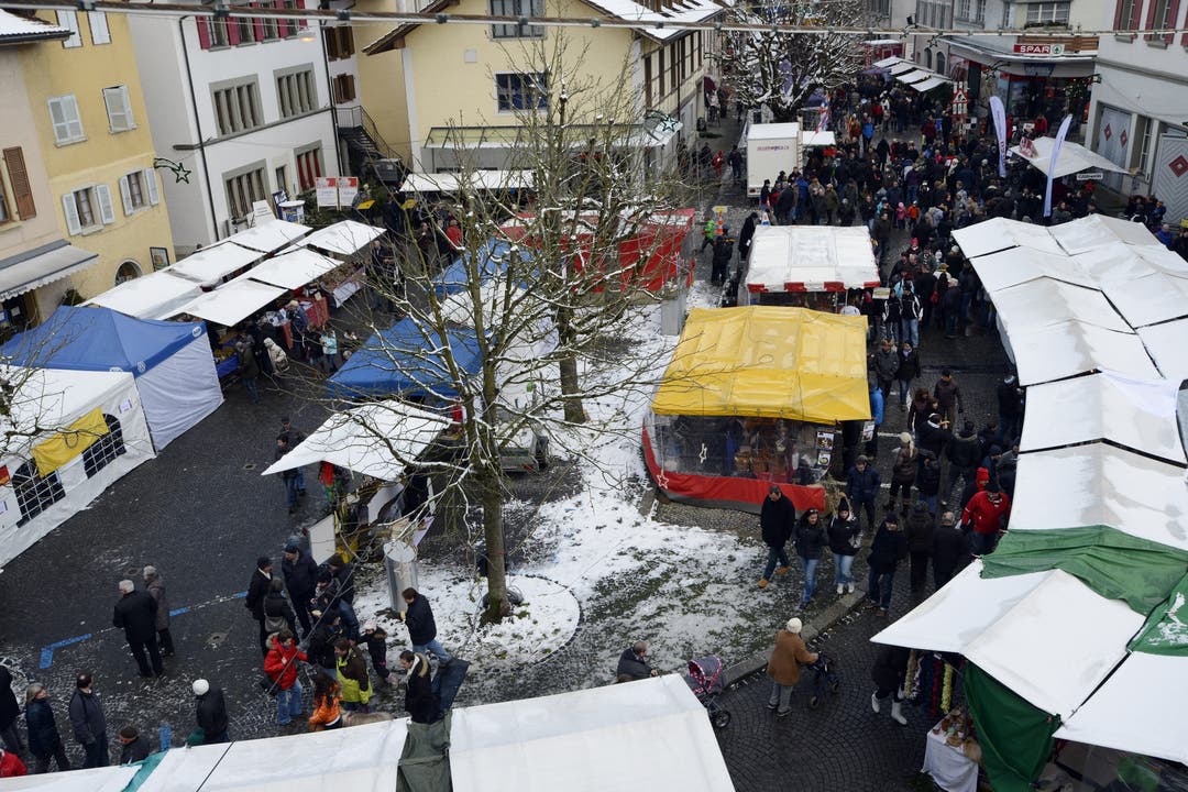 Grosser Weihnachtsmarkt in Bueren an der Aare 023