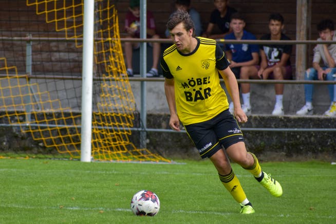 Altdorf-Verteidiger Dario Zgraggen beim Heimspiel gegen den Luzerner SC. 