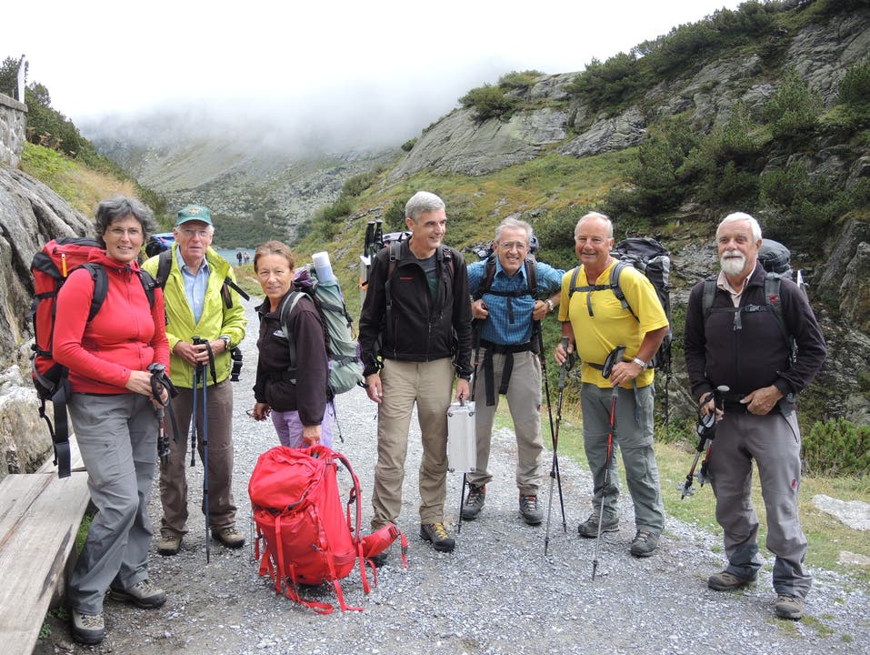 Die Sherpas der SAC-Sektion Brugg sind bereit zum Abmarsch