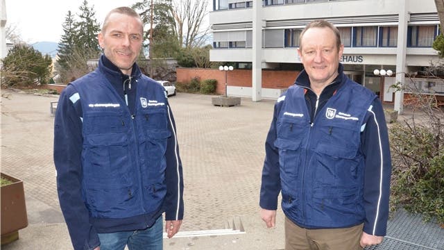 Peter Laib und Christian Fischer von der SIP Züri informierten im März über ihren Auftrag in Oberengstringen