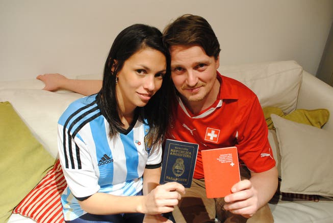 Zwei Länder, eine Liebe: Der ausgewanderte Wettinger Dominik Meier und seine Freundin Yamilia Lozano.