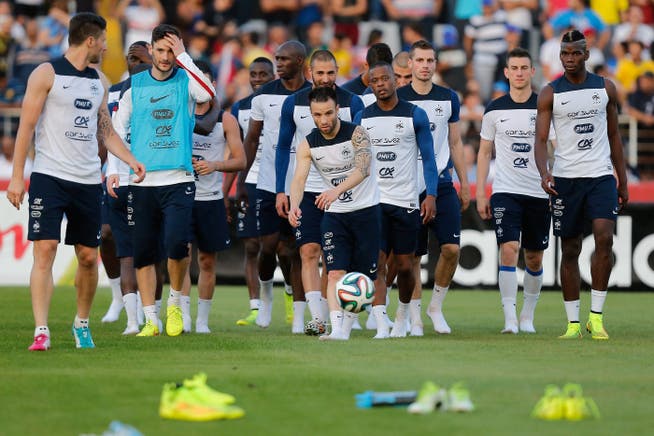 Junges Team: Die Franzosen im ersten Training in Brasilien