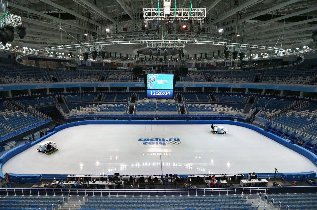 Im Iceberg Skating Center sind die Eiskunstläufer zuhause...