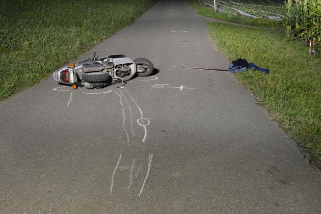 73-jähriger Motorradfahrer nach Unfall in Seengen verstorben