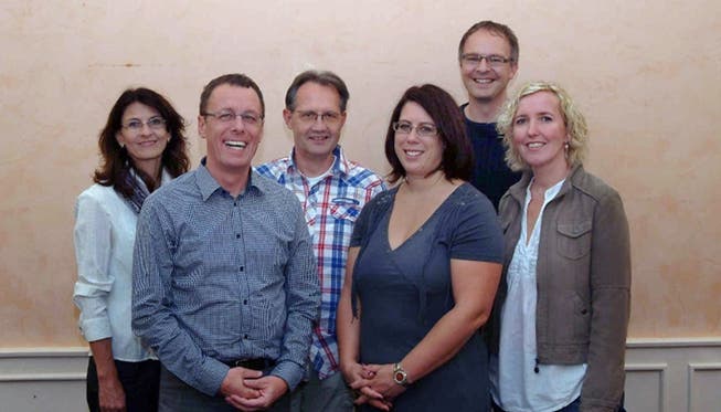 Die Redaktion (von links): Daniela Koller, Benedikt Nüssli, Hanspeter Koch, Anja Emmenegger, Emil Inauen und Doris Busslinger.ZVG