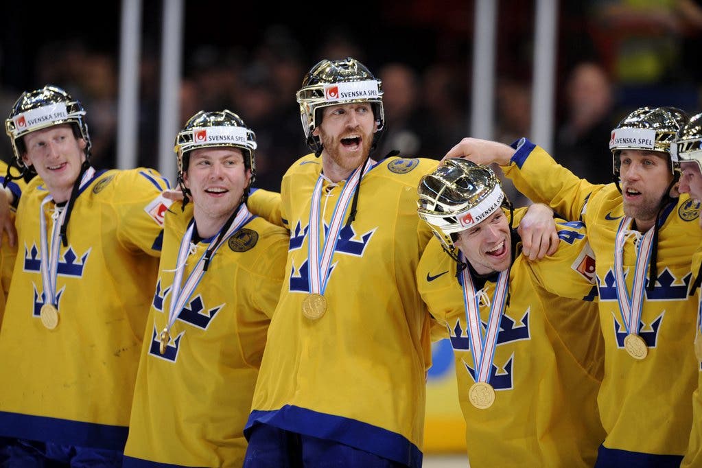 Die Schweizer sind betrübt und die Schweden feiern ausgelassen ihr WM-Gold.