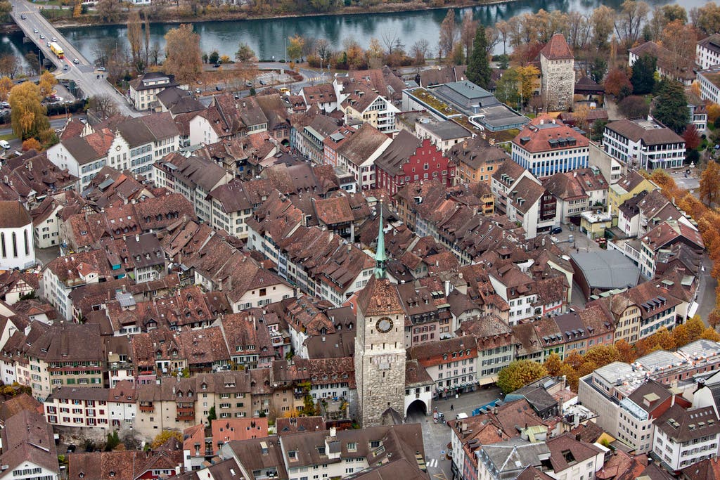447 Einwohner wohnen im Aargau pro Quadratkilometer - deutlich über dem Landesmittel von 195.