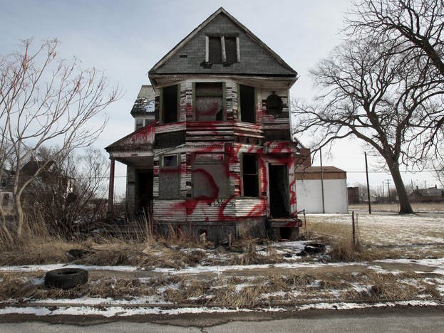 Auch schwach ausgenützte Quartiere können Probleme verursachen In Detroit verrotten und verfallen ganze Stadtteile